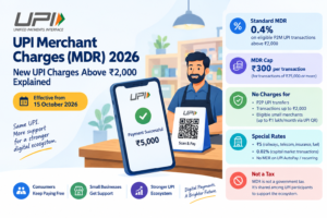 UPI merchant charges and MDR rules in India 2026
